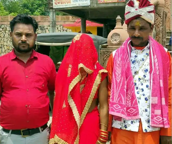 groom brother beats bride on road