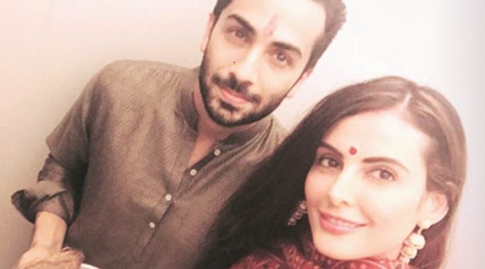 mandana karimi with husband