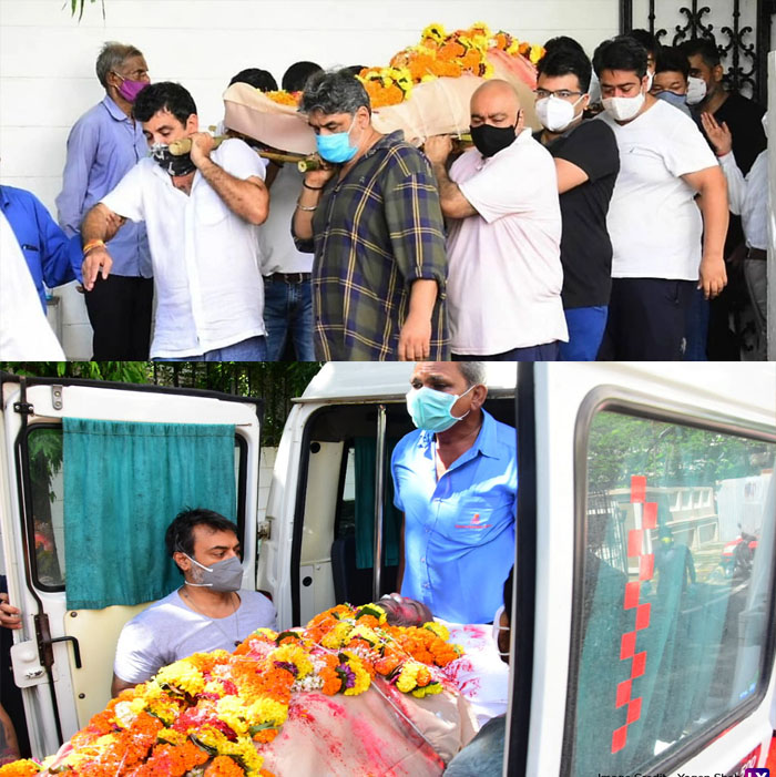 raj kaushal funeral