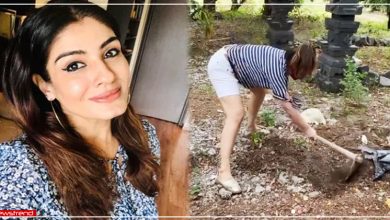 raveena tandon in farm