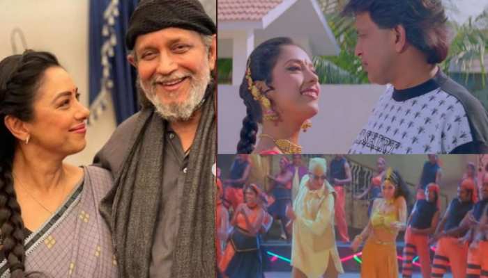 rupali ganguly with mithun