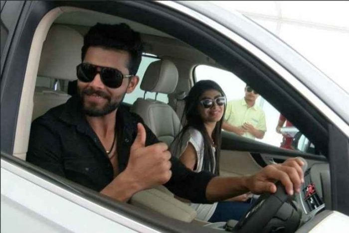 Ravindra Jadeja And His Wife Riva