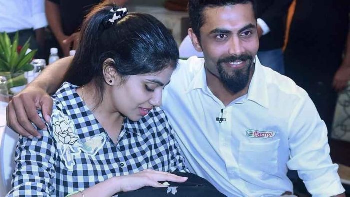 Ravindra Jadeja And His Wife Riva