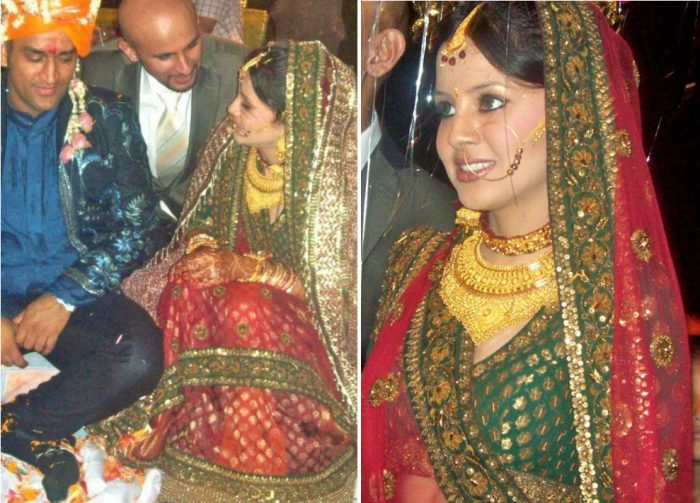 dhoni sakshi marriage