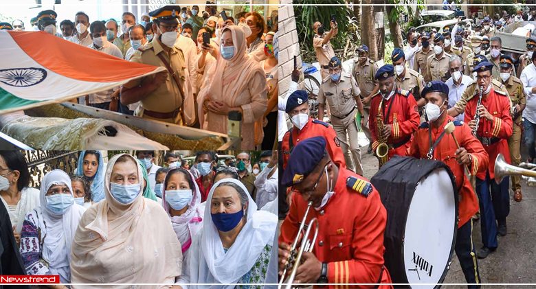 dilip kumar funeral