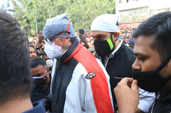 amitabh-abhishek-bachchan-dilip-kumar-funeral