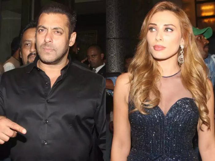 Iulia Vantur with salman khan