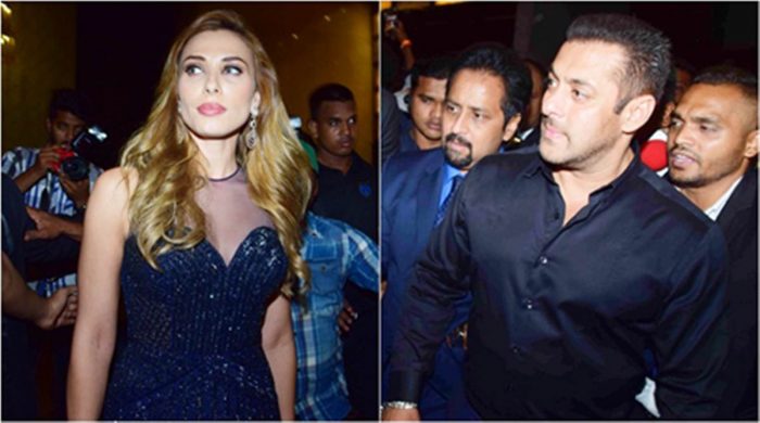 Iulia Vantur with salman khan