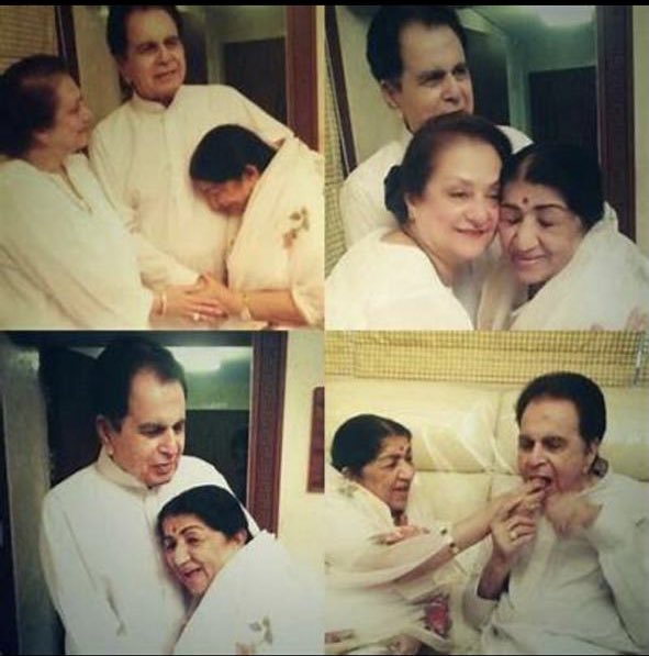 lata mangeshkar and dilip kumar