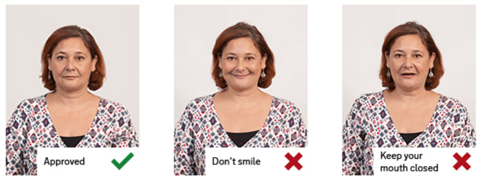 passport smile photo rejected 