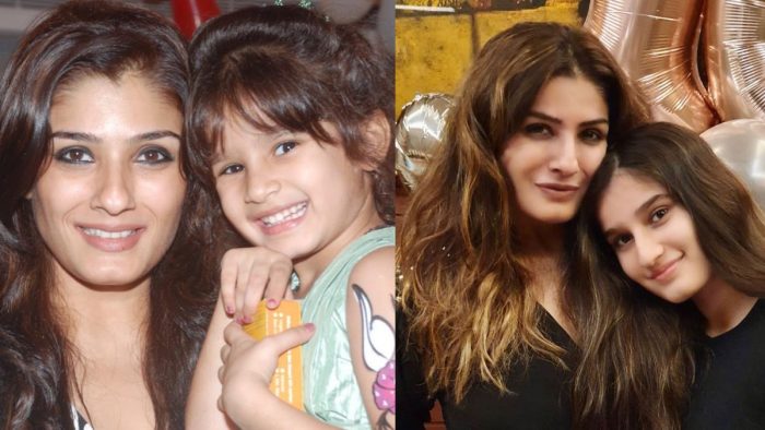 raveena tandon with daughter rasha tandon 