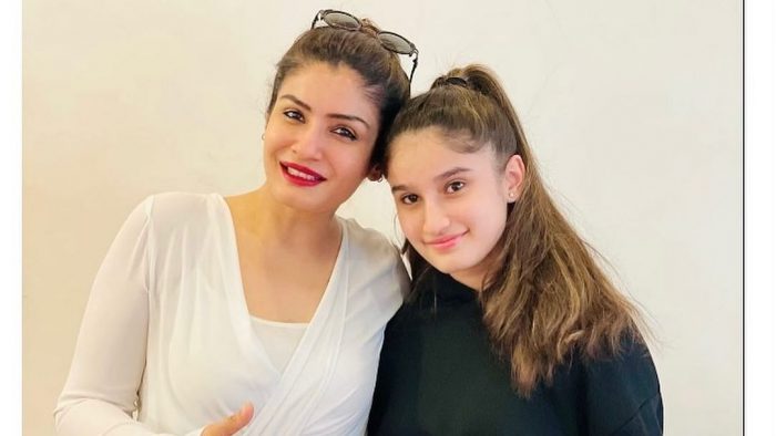 raveena tandon with daughter rasha tandon