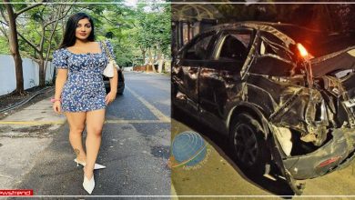 yashika aannand car accident