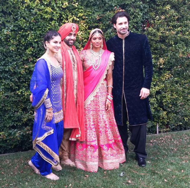 Wedding Pics Of Sunny Leone And His brother