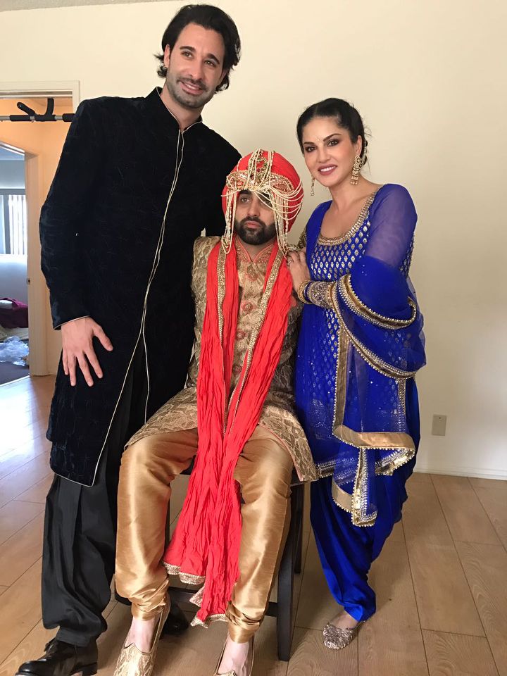 Wedding Pics Of Sunny Leone And His brother