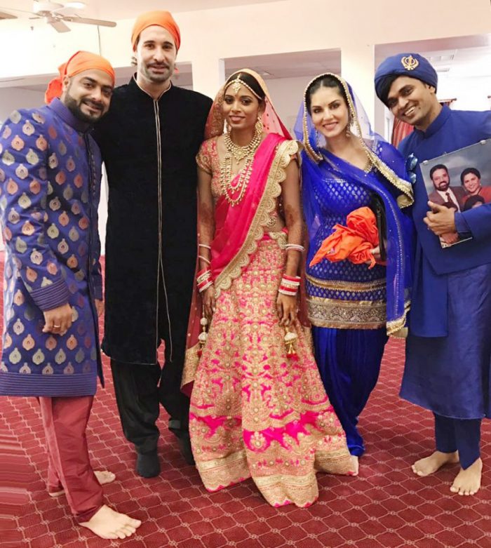 Wedding Pics Of Sunny Leone And His brother