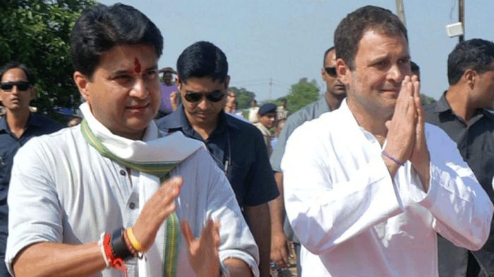 Jyotiraditya Sindhiya And Rahul Gandhi