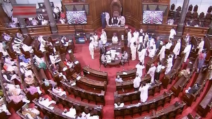 commotion in parliament