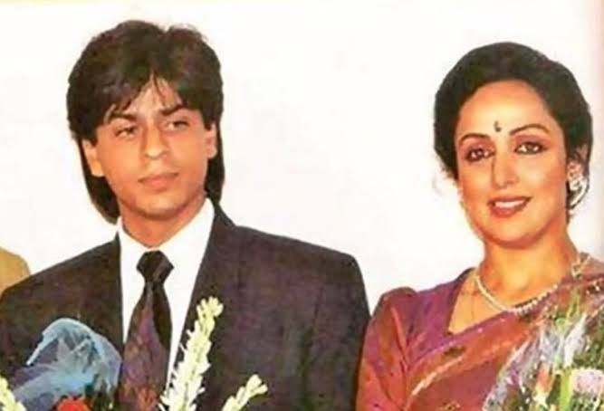 shahrukh khan hema malini