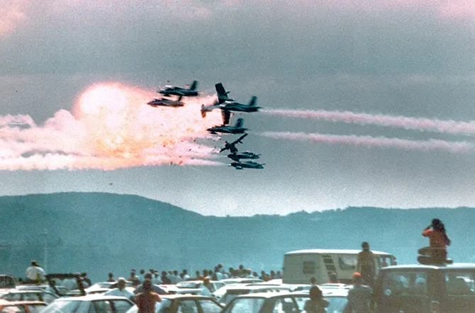 ramstein airshow disaster had caused 70 life