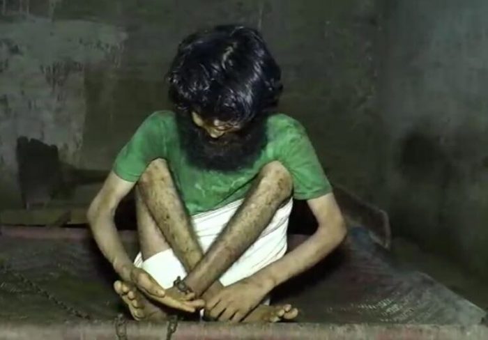 ambala-family-tied-mentally-challenged-son-with-chain-for-10-years