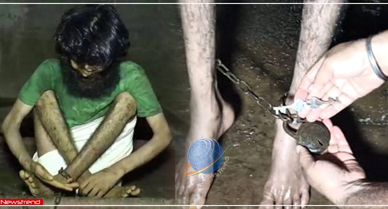 ambala-family-tied-mentally-challenged-son-with-chain-for-10-years