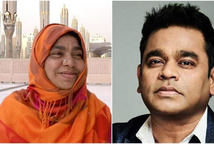 ar rahman with maa