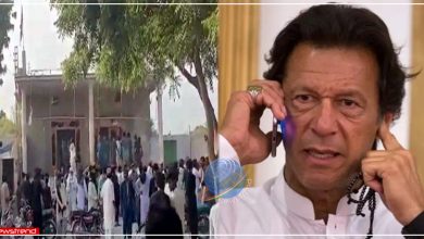 attack on ganesh mandir pak imran khan
