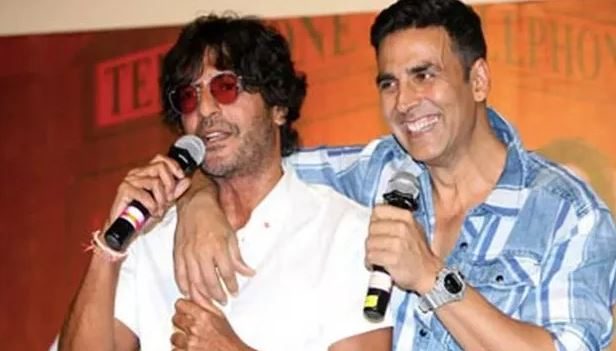 chunky pandey and akshay kumar