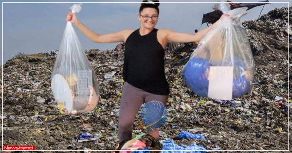 dumpster diver woman earning three lakh rupees per month