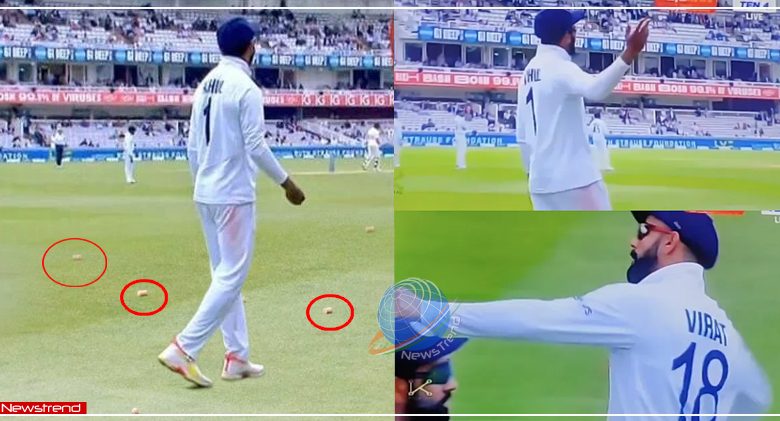 fans attack kl rahul with champagne