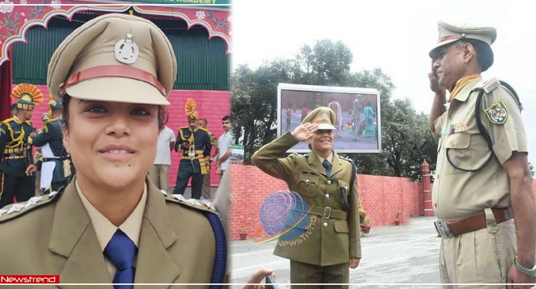inspector kamlesh kumar salutes officer daughter in itbp