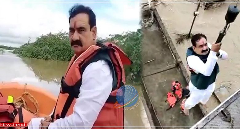 mp-home-minister-narottam- mishra flood