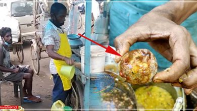 pani puri saller urine water mixed
