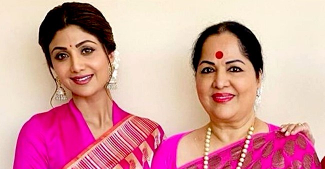 shilpa shetty mother