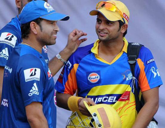 suresh raina and Sachin Tendulkar