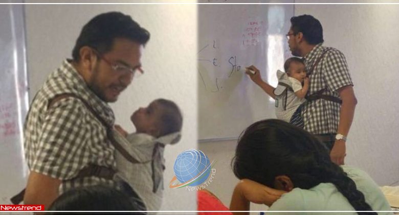 teacher college newborn baby