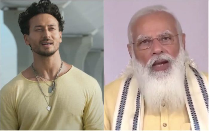 tiger shroff and narendra modi