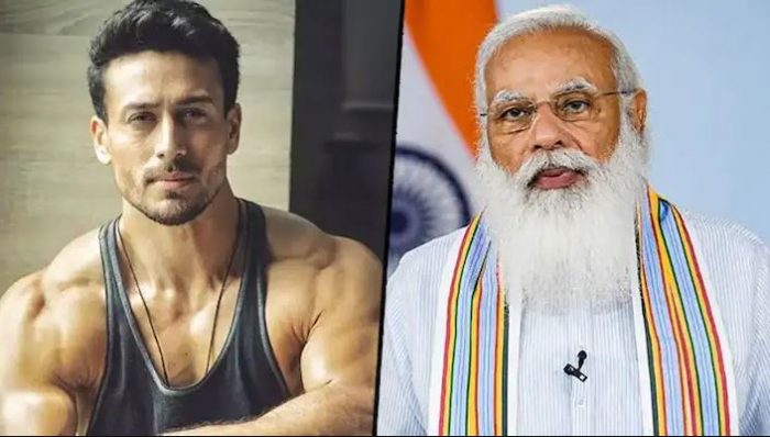 tiger shroff and pm modi