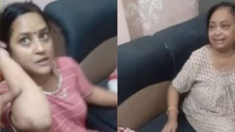 Daughter in law slaps mother in law video