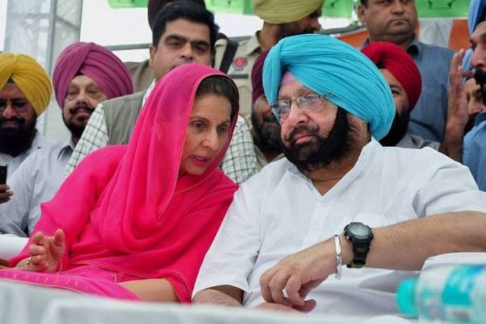 Amarinder Singh Preneet Kaur