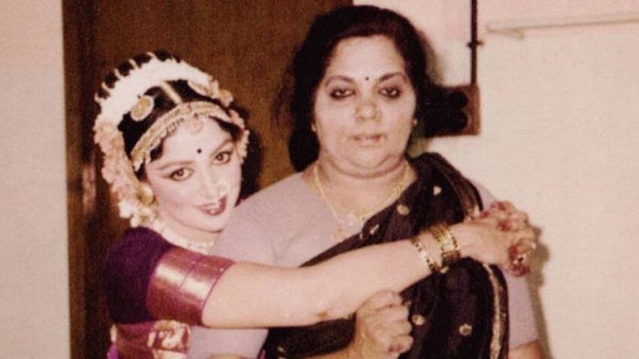 Hema Malini And His Mother