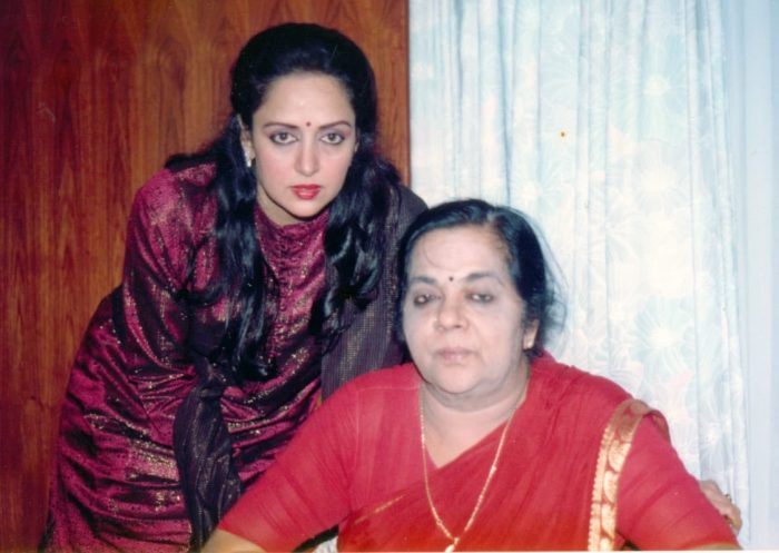 Hema Malini And His Mother