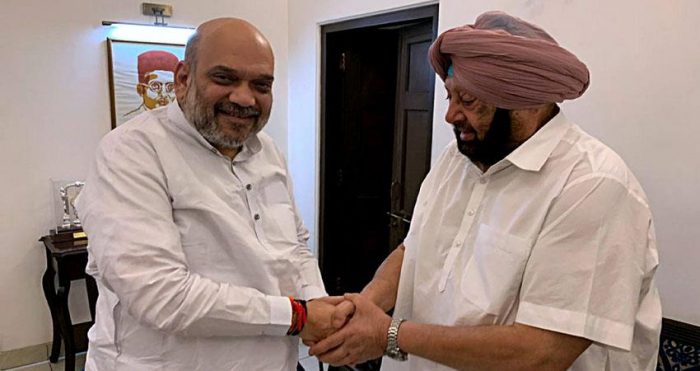 Amit Shah And Amrindar Singh