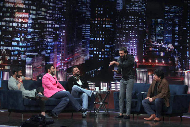 ajay devgn and abhishek and sanjay yaaron ki baaraat