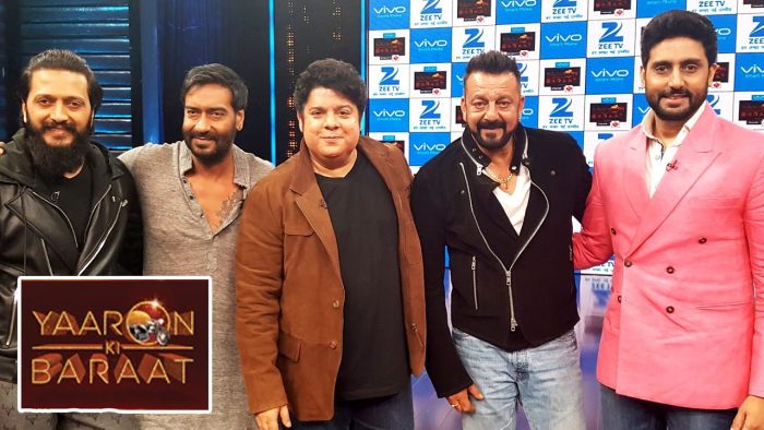ajay devgn and abhishek and sanjay yaaron ki baaraat