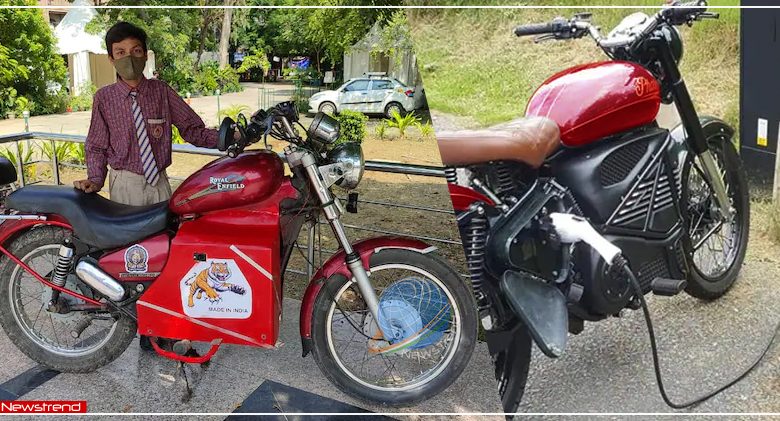 delhi 9th student made e bike