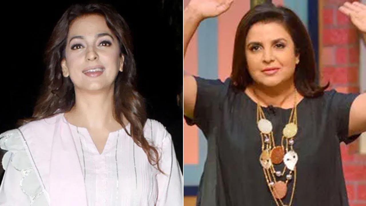 juhi chawla and farah khan