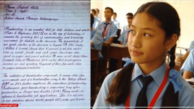 prakriti malla handwriting