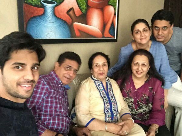 sidharth malhotra family